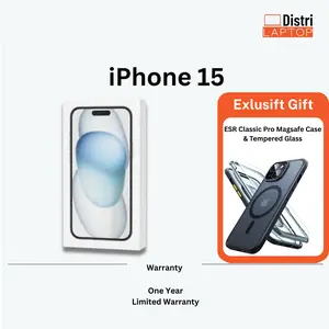 iPhone 15 Garansi Resmi - 128GB / 256GB / 512GB Exclusive