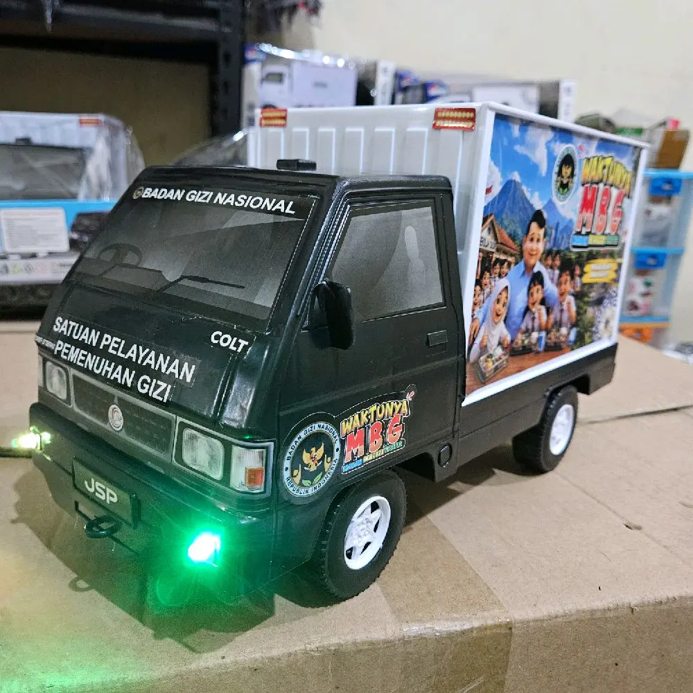 MAINAN PICKUP MOBIL BOX MBG L300 TERBARU JUMBO ADA LAMPU DAN MUSIC car toy Jadul Truk Anak