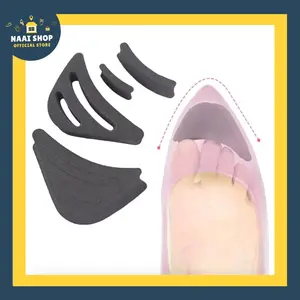 Busa Spons Insole Sol Alas Sepatu Kebesaran Bantalan Sepatu Pengganjal Ganjelan Sepatu Longgar Kebesaran Pelindung Jari Kaki Anti Slip Murah Naai Shop
