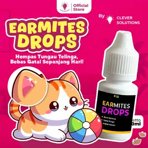 Clever Solutions ( Bisa COD ) Tetes Kutu Telinga Earmites Drops