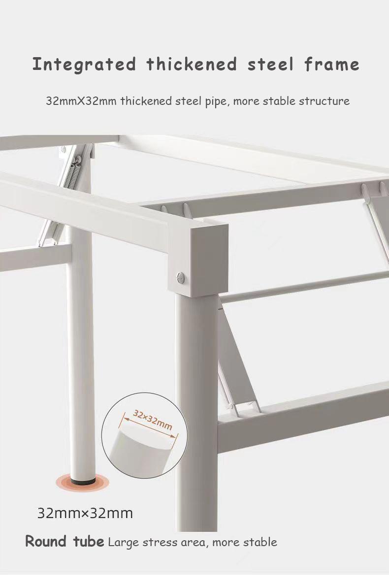 Product Introduction of [SG Stock] Foldable Dining Table 80*50*75cm No Installation Required Folding Table Study Table 16