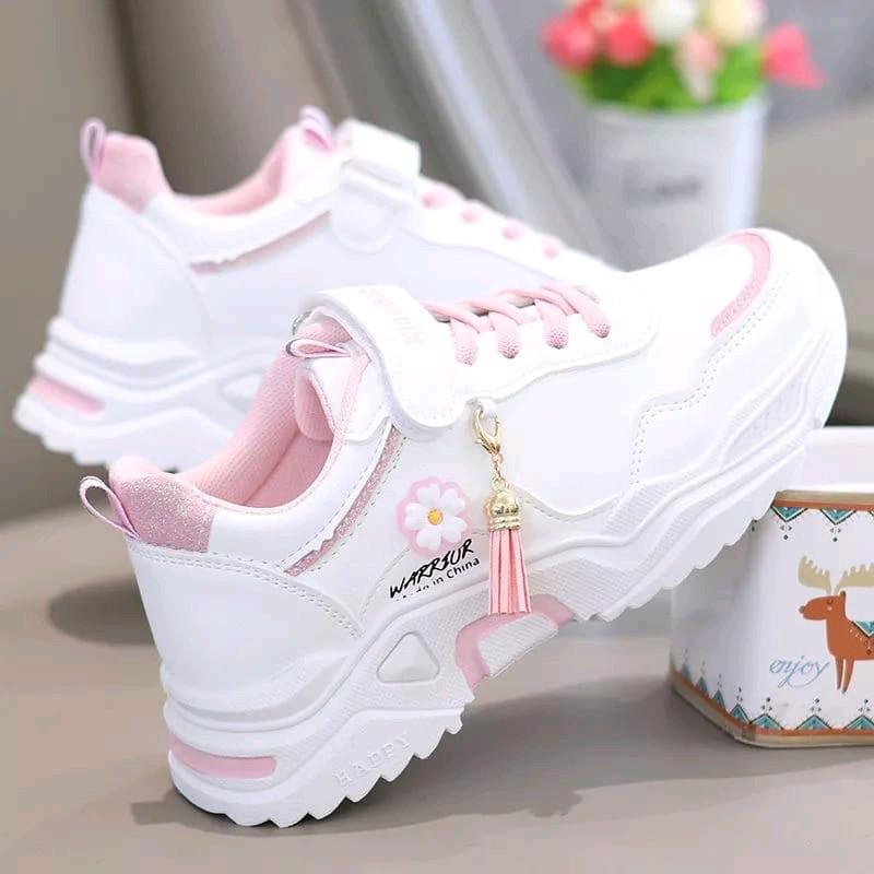 BAYAR DI TEMPAT SEPATU SNEAKERS ANAK ANAK PEREMPUAN KOREAN STYL WRR01 Kids 5