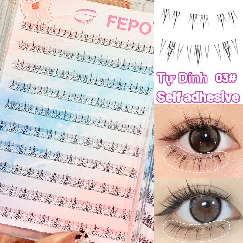mi giả dưới Tự Dính lông mi giả có keo sẵn 3d mi giả anime có thể tái sử dụng nhiều lần,mi tự nhiên Cosmetic Mỹ Phẩm