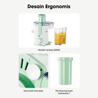 Gambar (MAY SALE 5.5) SAMONO Juicer Buah dan Sayur – Pemisah Ampas Otomatis, Lubang Besar 65mm, Motor 400W 【SW-JE300】 - SW-JE300 dari Samono Indonesia Kab. Tangerang 4 Tokopedia