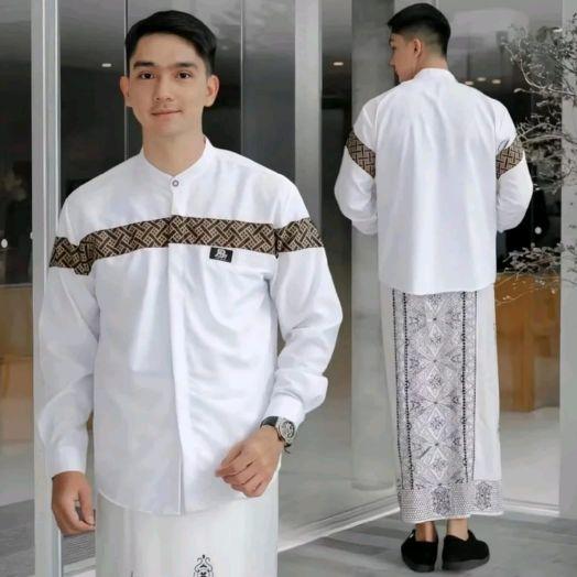 TERLARIS Setelan SARKO Sarung Dan Koko Lengan Panjang Motif Kobata Qinang Sarung Motif Sarwon TERLARIS Setelan SARKO Sarung Dan Koko Lengan Panjang Motif Kobata Qinang Sarung Motif Sarwon