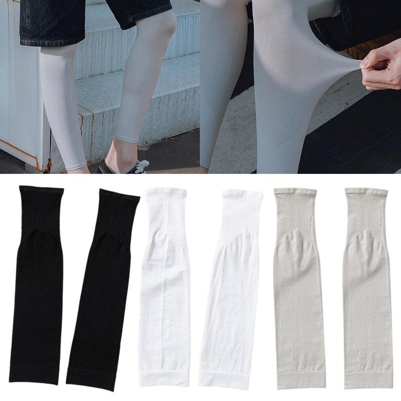 Product Introduction of 1 Pair Ice Silk Fabric Breathable UV Protection Leg Covers Breathable UV Resistant Ice Silk Leg Protectors Outdoor Sports Cycling Running 19