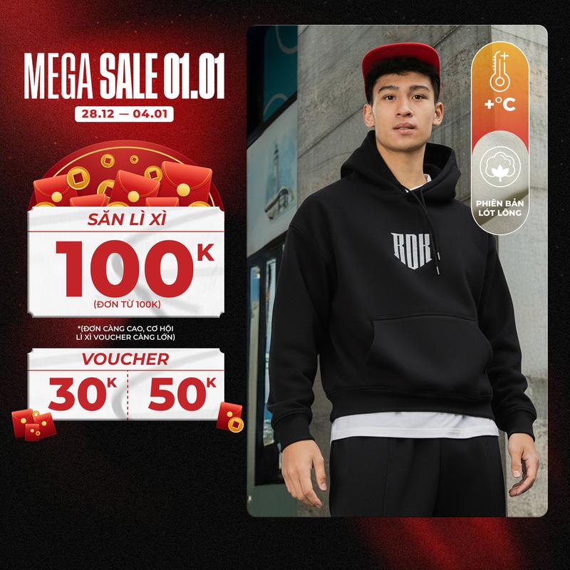  Áo Hoodie RDK FW25 áo nỉ unisex mềm mại thoải mái thấm hút hạn chế nhăn giữ ấm tốt - Redikick 