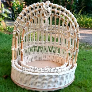 PROMO!!!keranjang rotan ayunan bulat//keranjang buah//keranjang hantaran//keranjang seserahan//baki lamaran//keranjang rotan//