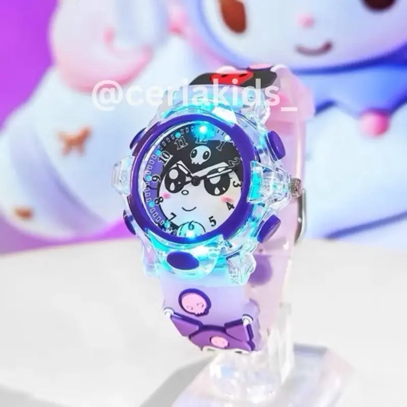 ￼CERIAKIDS Jam Tangan Anak Sanrio  Karakter Lampu Kelap Kelip tangananak hello