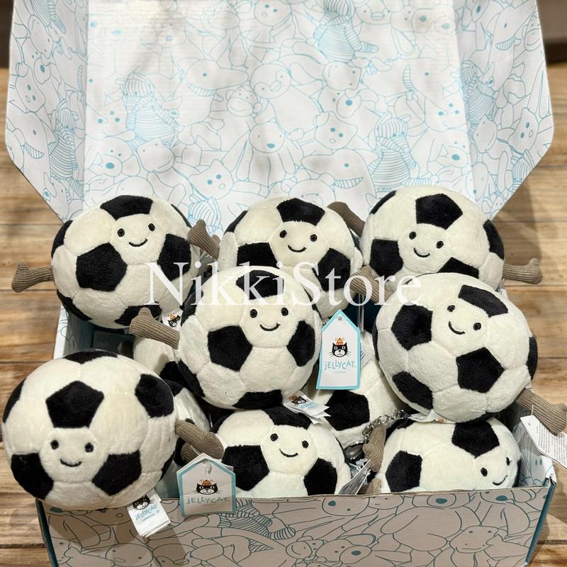 FullTag JELLYCAT Móc Khóa Bóng đá Móc Khóa Gấu Bông Bóng Đá Jellycat Bag Charm Móc khóa Treo Túi