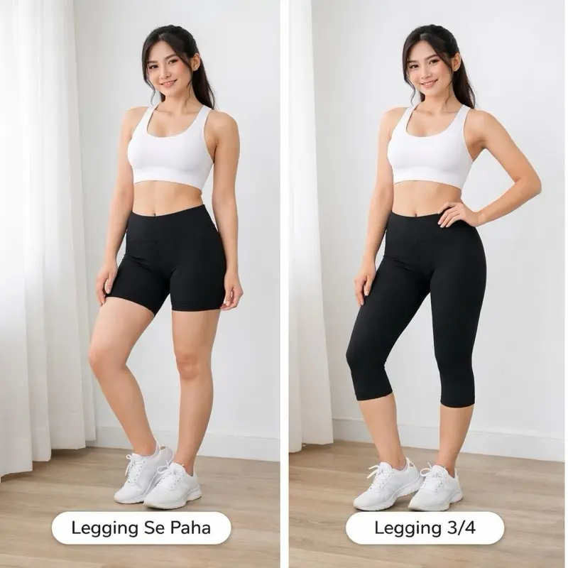 NadinLeging -  Lejing Panjang Wanita/ Lejing Pendek Wanita / Lejing 3/4 Wanita Dewasa ALLSIZE Nyaman Dipakai