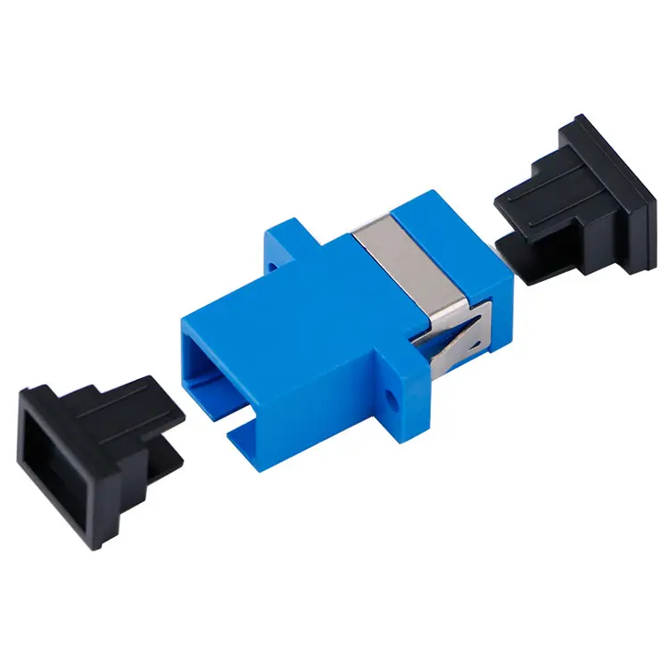 KKC Adapter Sambungan Konektor SC UPC Fiber Optik FTTH CATV penyambung antar Konektor Barel FO 1