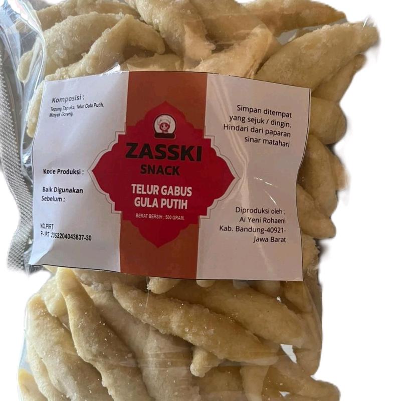 Zasski Telur Gabus manis telur gabus renyah Pak 500 gr - Shop | Tokopedia