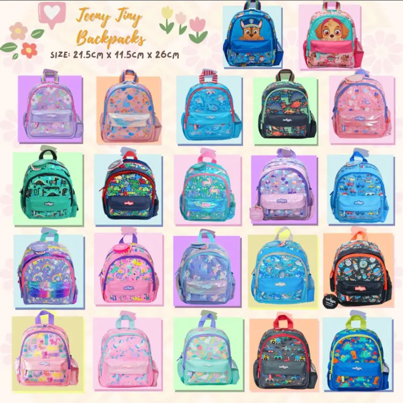 Smiggle Tas Ransel Full Tag paud / Toddler Tiny Smiggle Import SMBT 0