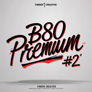 New Design Akrilik B80  Tinggal Pasang