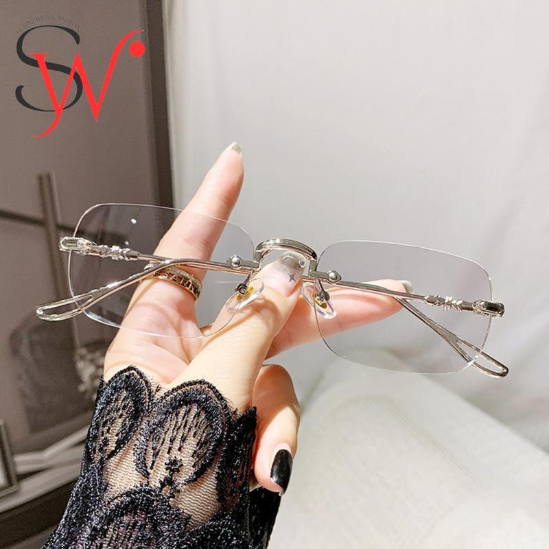 Kính Thời Trang Nam Nữ Không Viền – Tròng Trong Suốt Không Độ, Phụ Kiện Sống Ảo "Gây Nghiện", Tạo Điểm Nhấn Cho Mọi Outfit Z9