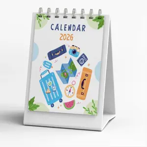 Kalender Meja Mini 2026 / Mini Stand Calendar Cover Lucu Unik Aesthethic Ukuran 12 x 9 cm by TOOKE