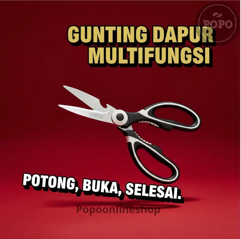 Gunting Stainless Sayur Daging Ayam Ikan Dapur Kertas Daun Kardus