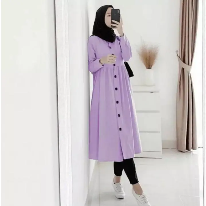 Tunik Dzuvia FULL KANCING // TERLARIS // TERBARU // TERMURAH // BUSUI BY ADIJAYA TUNIK LENGAN KANCING KEKINIAN 8