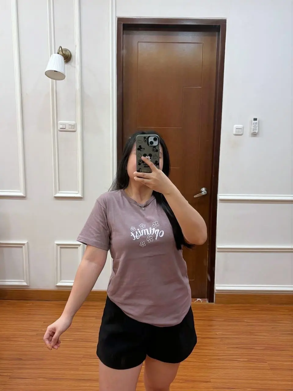 KAOS OPTIMIST | BAJU TUMBLR TEE SHIRT OVERSIZE DUSTY ROSE BLUE HITAM BEIGE | TUMBLR TEE | KOREA STYLE