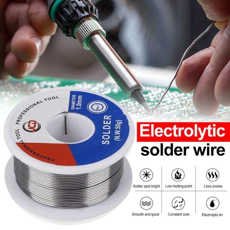 Thiếc hàn chì JCD hàn nhẹ nhiệt bóng 0.6/0.8/1.0/1.2/1.5mm chất lượng cao 1
