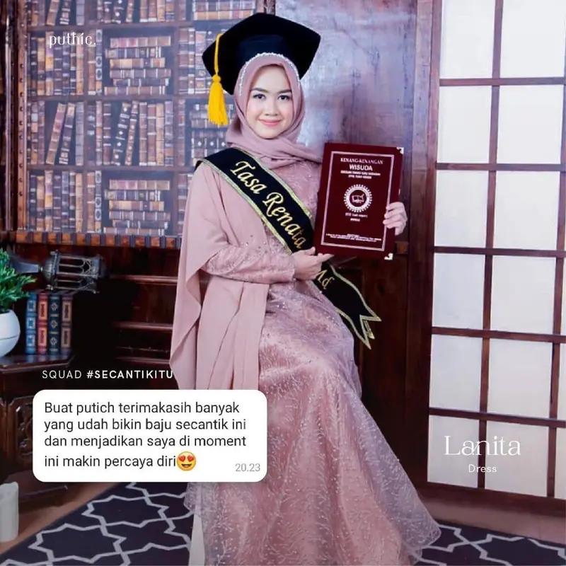 Gamis Brokat Lebaran Dress Kondangan Bridesmaid Terbaru Gamis Ayu Ndoro Jowi M L XL XXL 2025 baju kain sutra asli dan rekomendasi 1