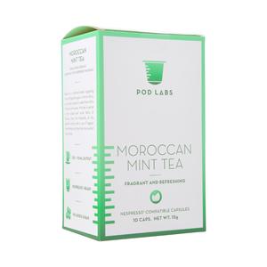 Pod Labs Nespresso Compatible Moroccan Mint Tea (10 Capsules) EXP:18DEC2025