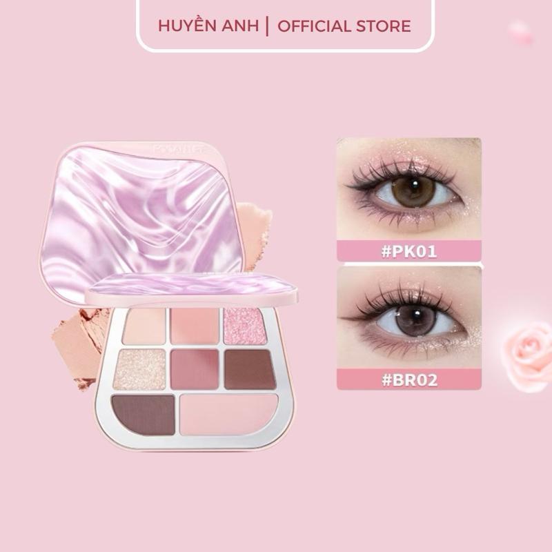 Bảng phấn mắt FOCALLURE 9.6g sắc tố cao dưỡng ẩm không nhòe lâu trôi chống nước