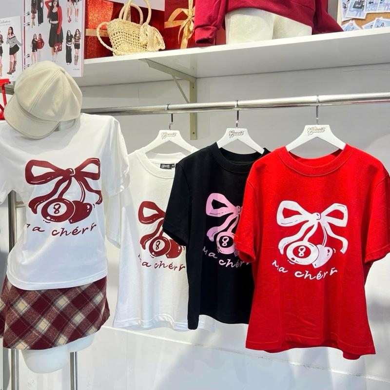  Áo thun baby tee Bigsize nữ hack dáng  60-85kg  BIG CHERRY 