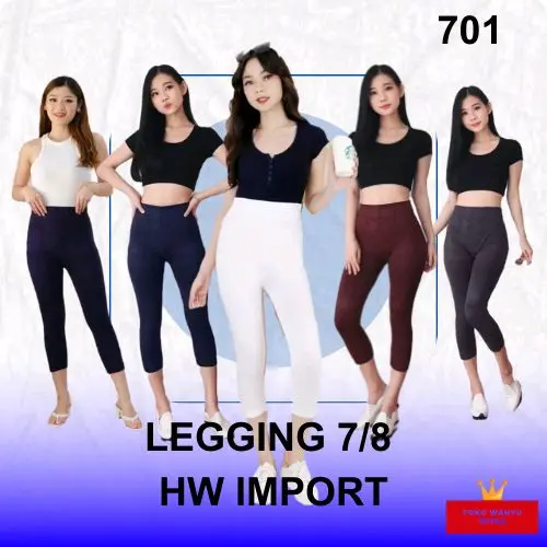 LEGGING POLOS 7/8 HW IMPORT Melar Nyaman Celana 1