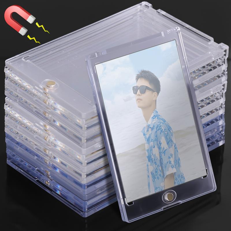 Khung Ảnh Nhựa PS Trong Suốt Giá Đỡ Ảnh Từ Tính Khung Trưng Bày Bảng Hiệu Giá…