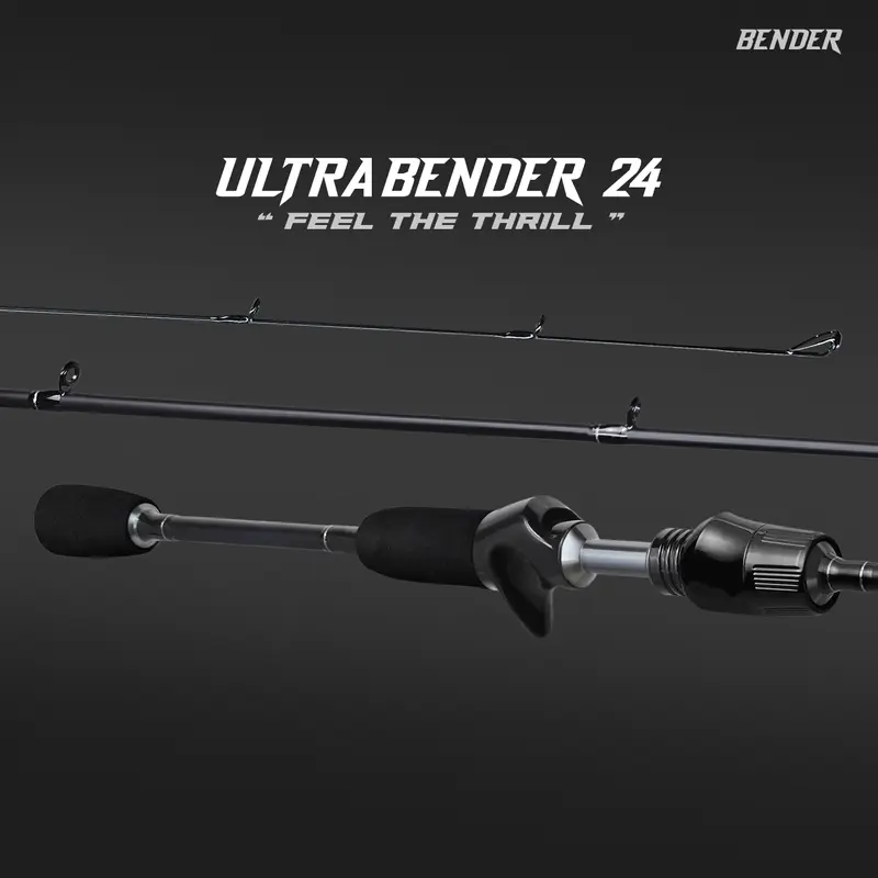 Bender UltraBender 24 Baitcasting Ultra Light Fishing Rod Joran