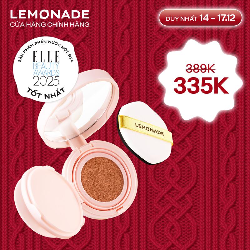 Phấn nước siêu kiềm dầu Lemonade Supermatte Cushion 15g