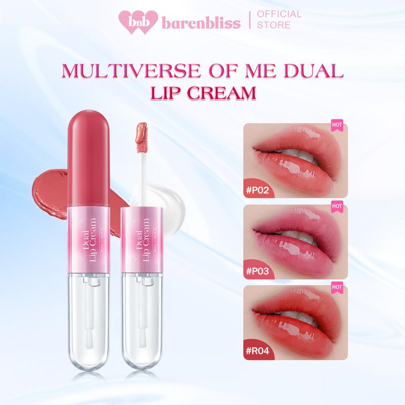 Son kem 2 trong 1 barenbliss Multiverse of Me Dual Lip Cream vừa lì vừa bóng màu sắc đậm nét bền màu 2,5g + 3,5g