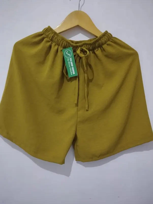 YES Paket Hemat 100ribu 7pcs Celana Hotpants Pendek Crinkle Airflow 6