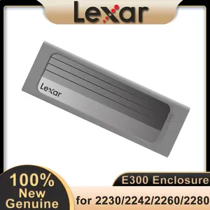 Original Lexar E300 M.2 SSD NVMe SSD Enclosure USB 3.2 Gen 2 Type C Mobile External for 2230 / 2242 / 2260 / 2280 Hard Disk Case