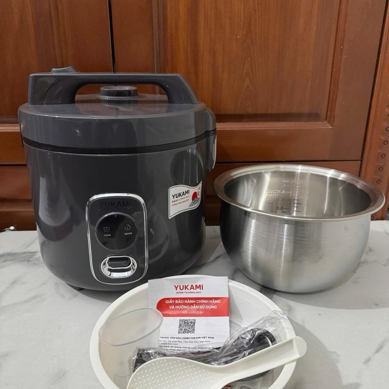 Nồi cơm điện YUKAMI Lòng inox 304 cao cấp