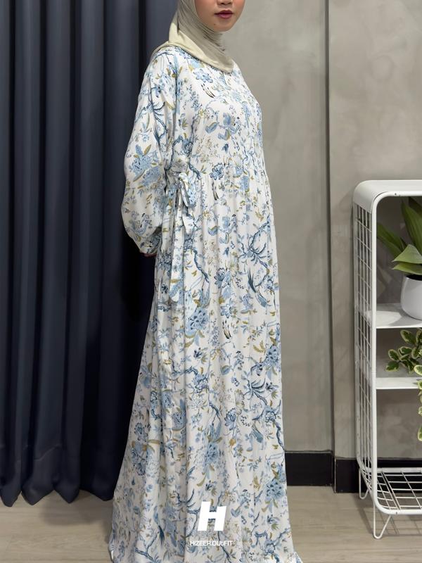 HiZEER.OUTFIT MIDI DRESS JUMBO WANITA RAYON BUSUI FRIENDLY 2