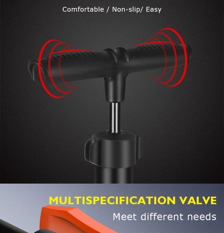 Product Introduction of SG Fast DeliveryBicycle Floor Air Pump With 160PSI Gauge  High Pressure  Cycling Bike Air Pump Inflator Road Bike Cycling Air Pump Tire Ball Inflator Alloy 6
