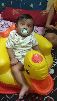 Product Review of Kursi Bayi Sofa Makan Bayi Belajar Duduk Balon Baby Chair Model Tiup Bebek tempat Duduk Bayi Kursi Balon Bayi from N**a F**r 1