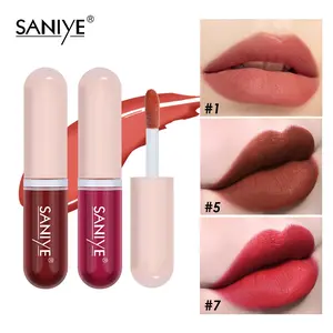 SANIYE Matte Lipstik Tahan Lama Waterproof Mini Kapsul Murah Lip Matte 12 Warna L1135