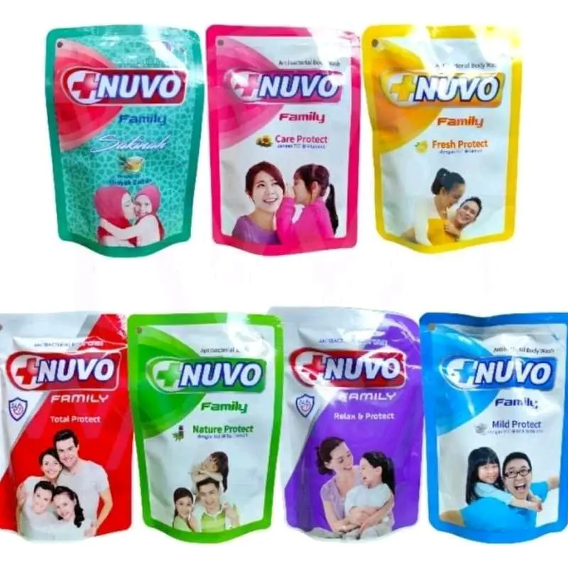 [Nuvo Pouch] Nuvo Sabun Cair Refill Kemasan Pouch 60ml Soap