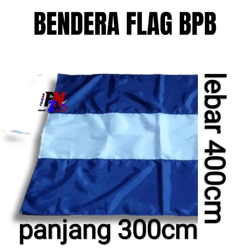 Bendera Plag Jumbo Biru Putih Biru Berbagai Macam Ukuran Buat Di stadion Poliester Peles 0