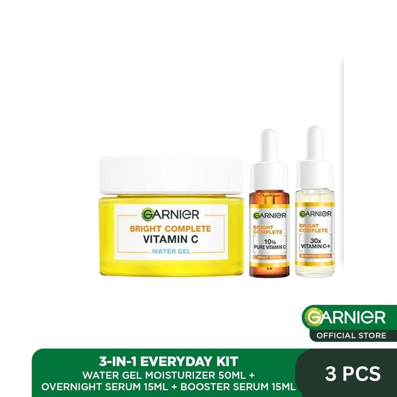 [FREE 3X Skincare] Paket Hemat Brightening - Glowing ISI 2 ISI 3 - Brightening - Krim Pagi Malam – Bundle – Serum Vitamin C - Moisturizer 6