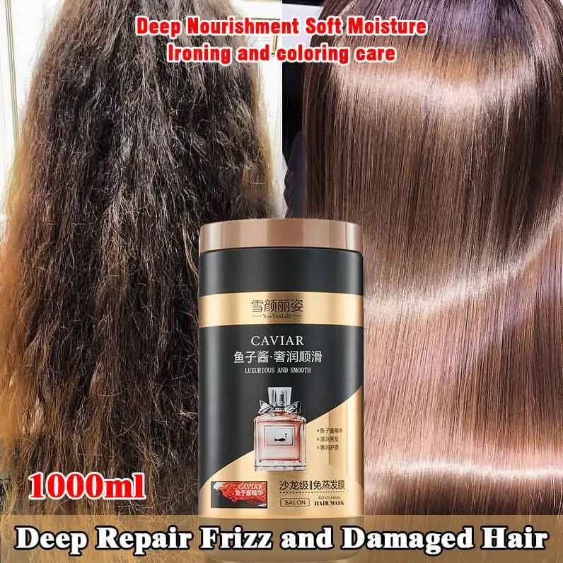 Hair Mask 1000g  Treatment Keratin For Natural Hair Fast And Powerful Nourishing Treatment For Dry And Damaged Hair Smooth Frizzy Hair