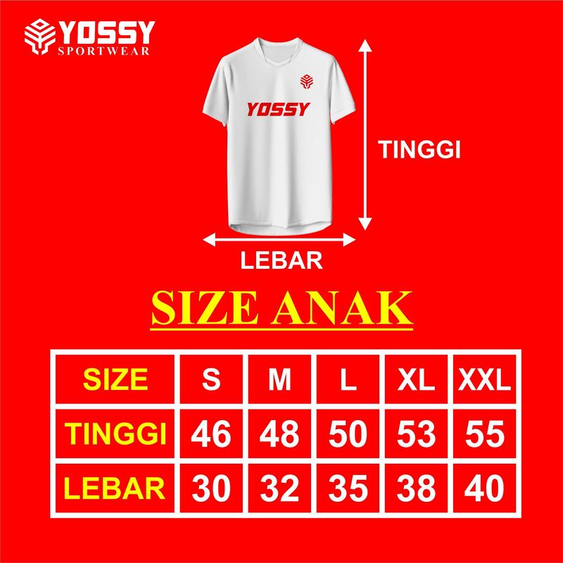 Kaos Jersey Casual Oversize Putih Merah Abu-Abu Fullprint - Sport, Atasan 4