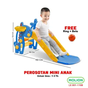 Prosotan Seluncuran Perosotan Mainan Anak Playground Model Jerapah Plastik 001-M1108