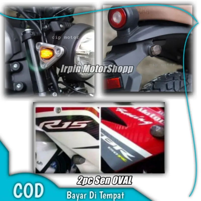 Sen Yamaha XSR 155 led R25 R15 depan belakang paket Flasher 2 pasang depan belakang 2