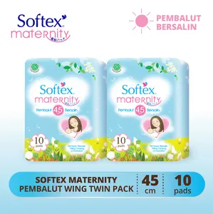 Softex Maternity 45cm 10s x 2 Pack - Pembalut Bersalin dan Nifas