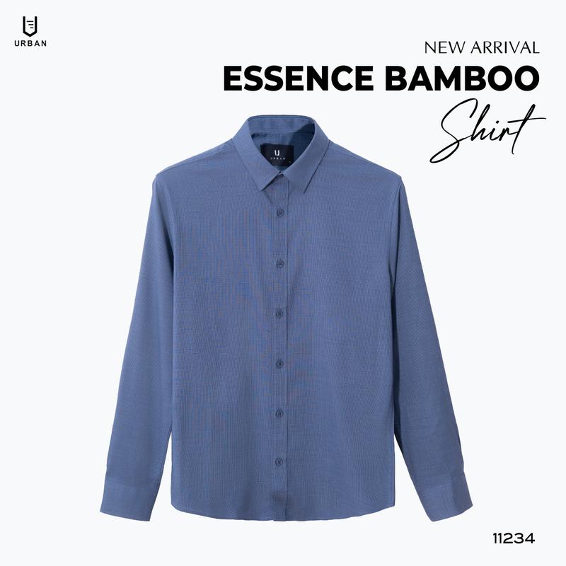  Áo sơ mi ESSENCE BAMBOO Urban chất liệu sợi than tre mền mại thoáng mát và hạn chế nhăn phom Regular Fit vừa vặn tôn dáng màu basic dễ phối đồ đi làm đi chơi NO.11234 áonam  đẹp aonam  dep áo  hè  nam  đẹp 
